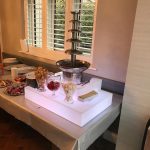 Our Chocolate Fountain being prepared.