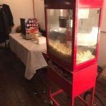 Popcorn Machine and Hot Dog Machine.