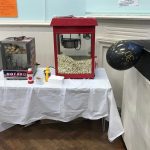 At a 30th Birthday party with our Hot Dog Machine and Popcorn Machine.